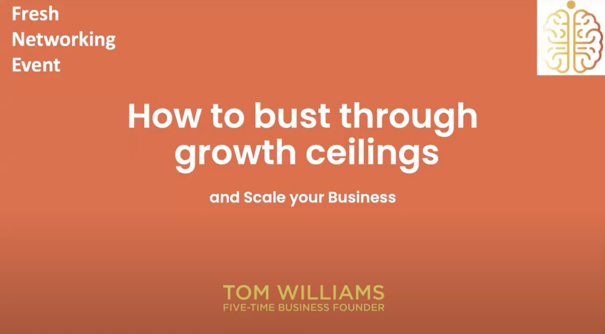 How to Bust Through Growth Ceilings & Scale Your Business Fresh